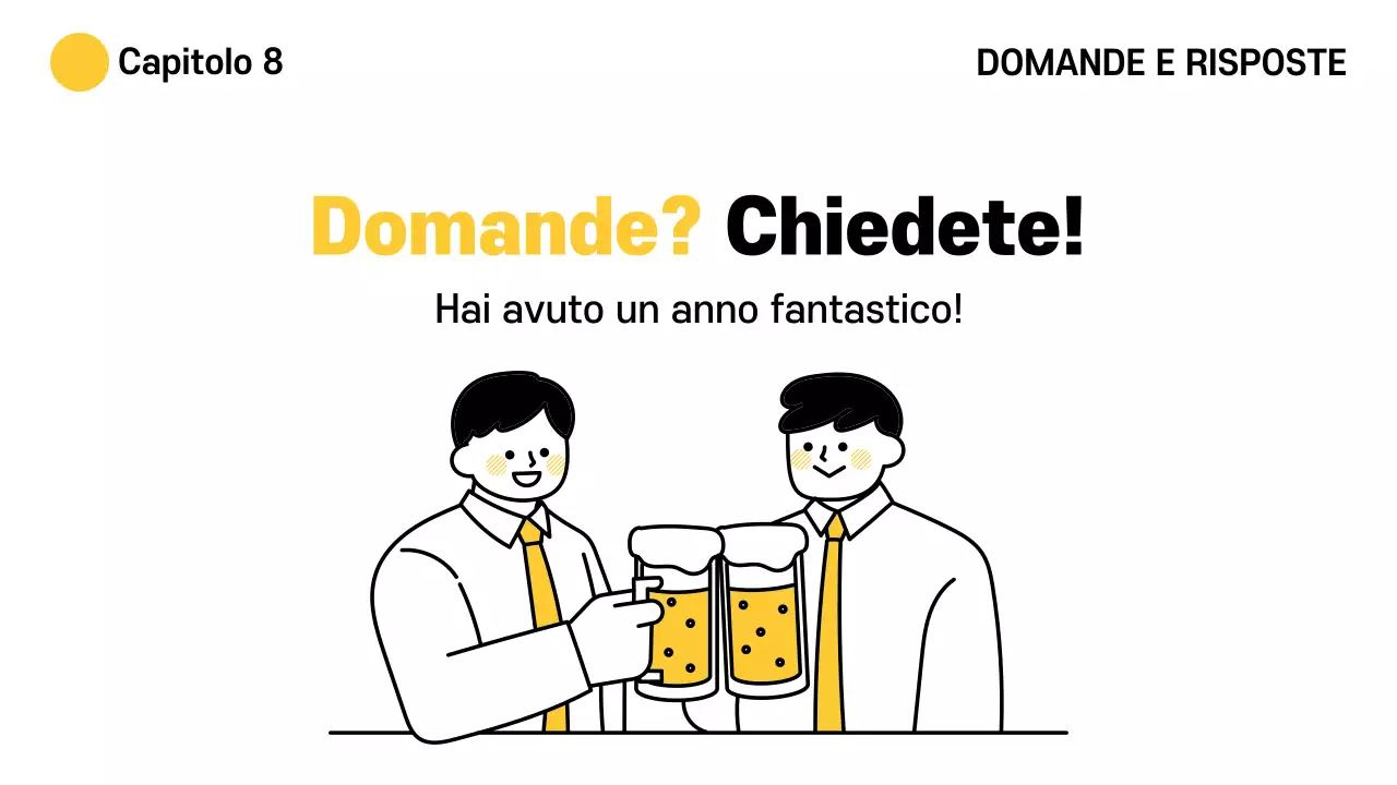 Giallo Materiale per la cerimonia di chiusura dell'azienda semplice