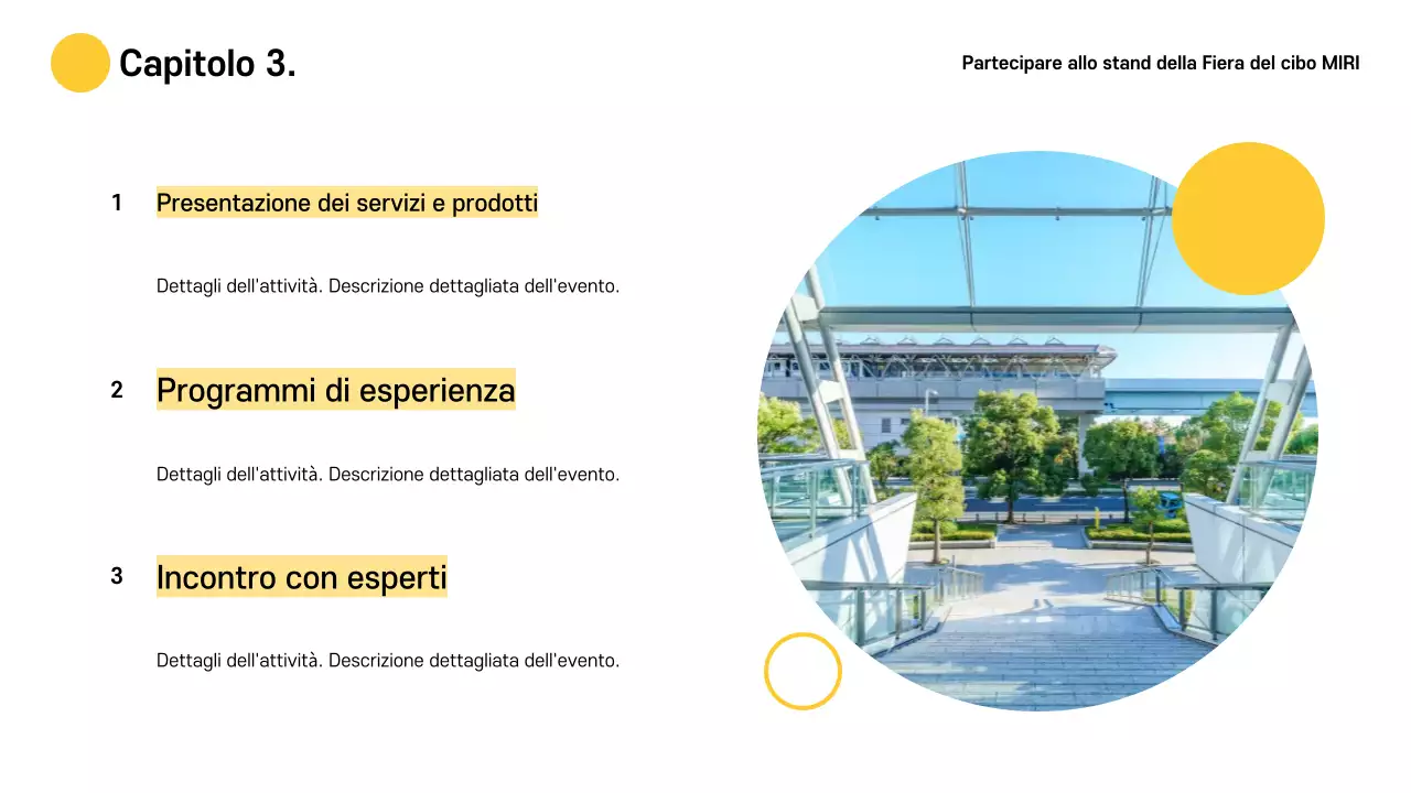 Giallo Materiale per la cerimonia di chiusura dell'azienda semplice