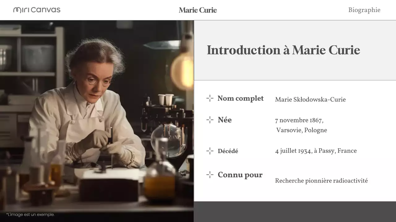 biographie moderne beige