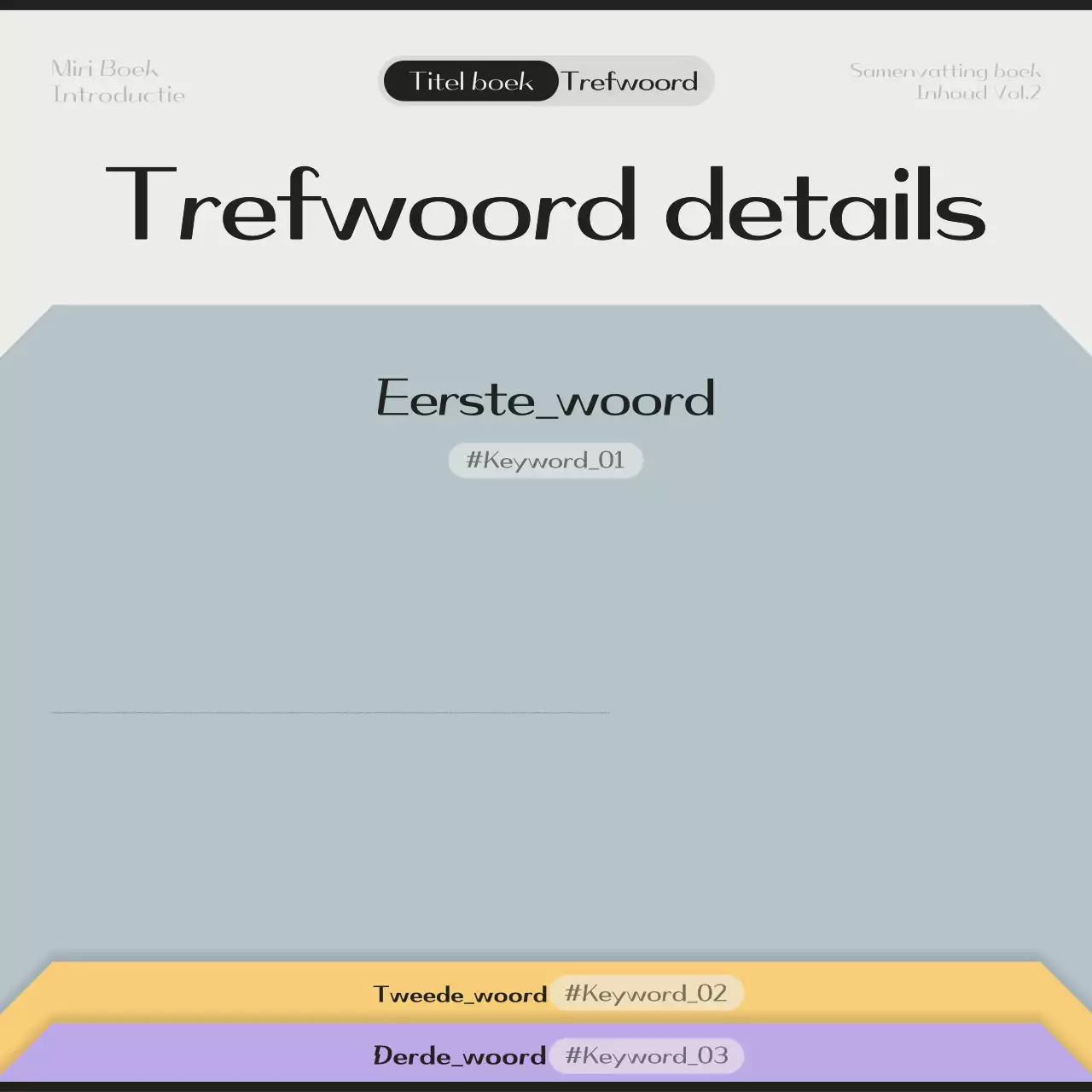 Beige Moderne Leesgids