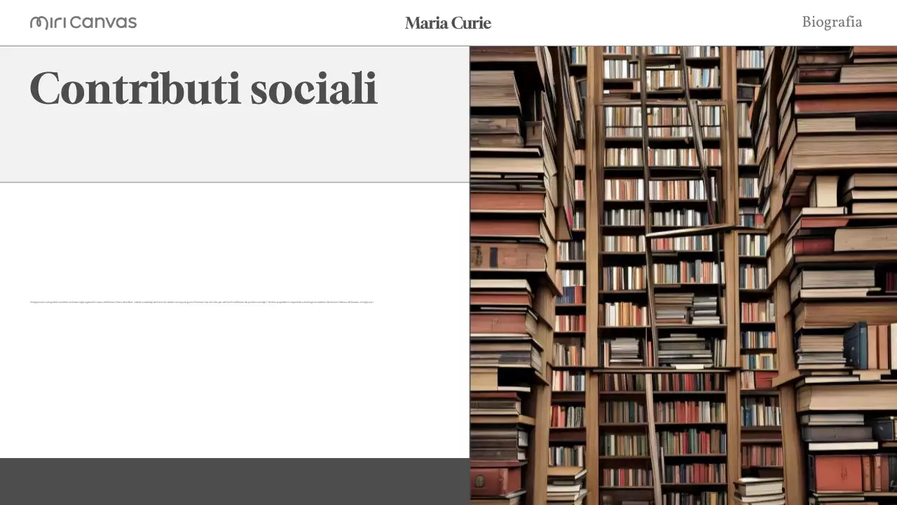 layout biografico moderno beige