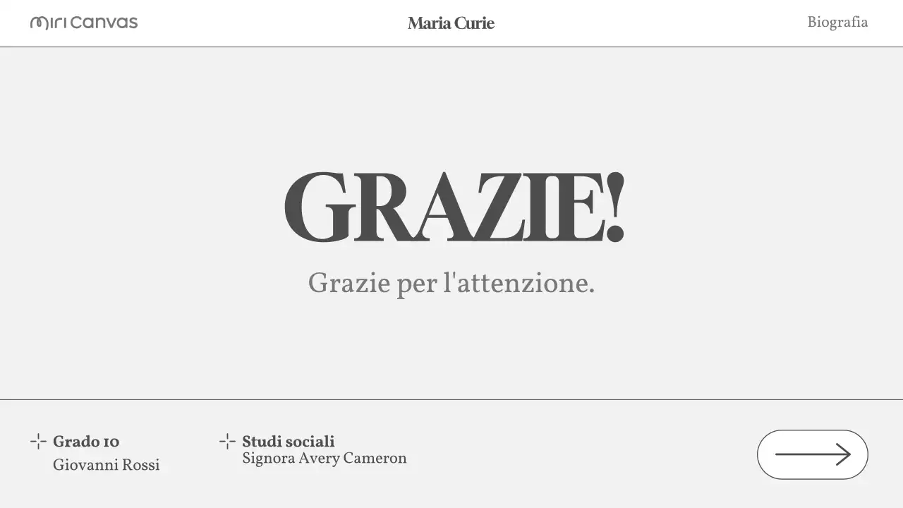 layout biografico moderno beige