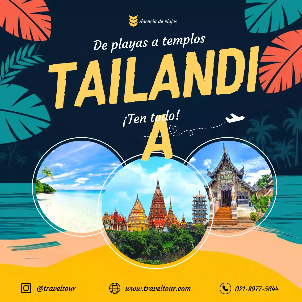 promoción de viajes a la marina tropical