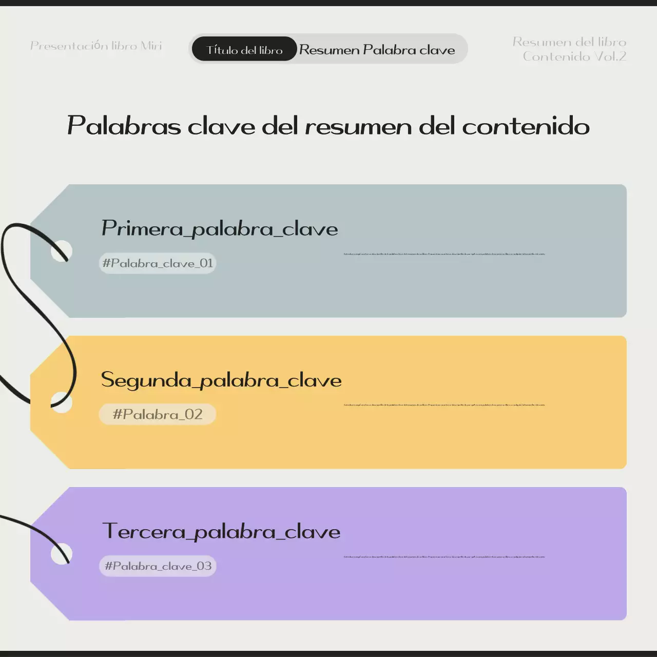 Guía de lectura Beige Modern