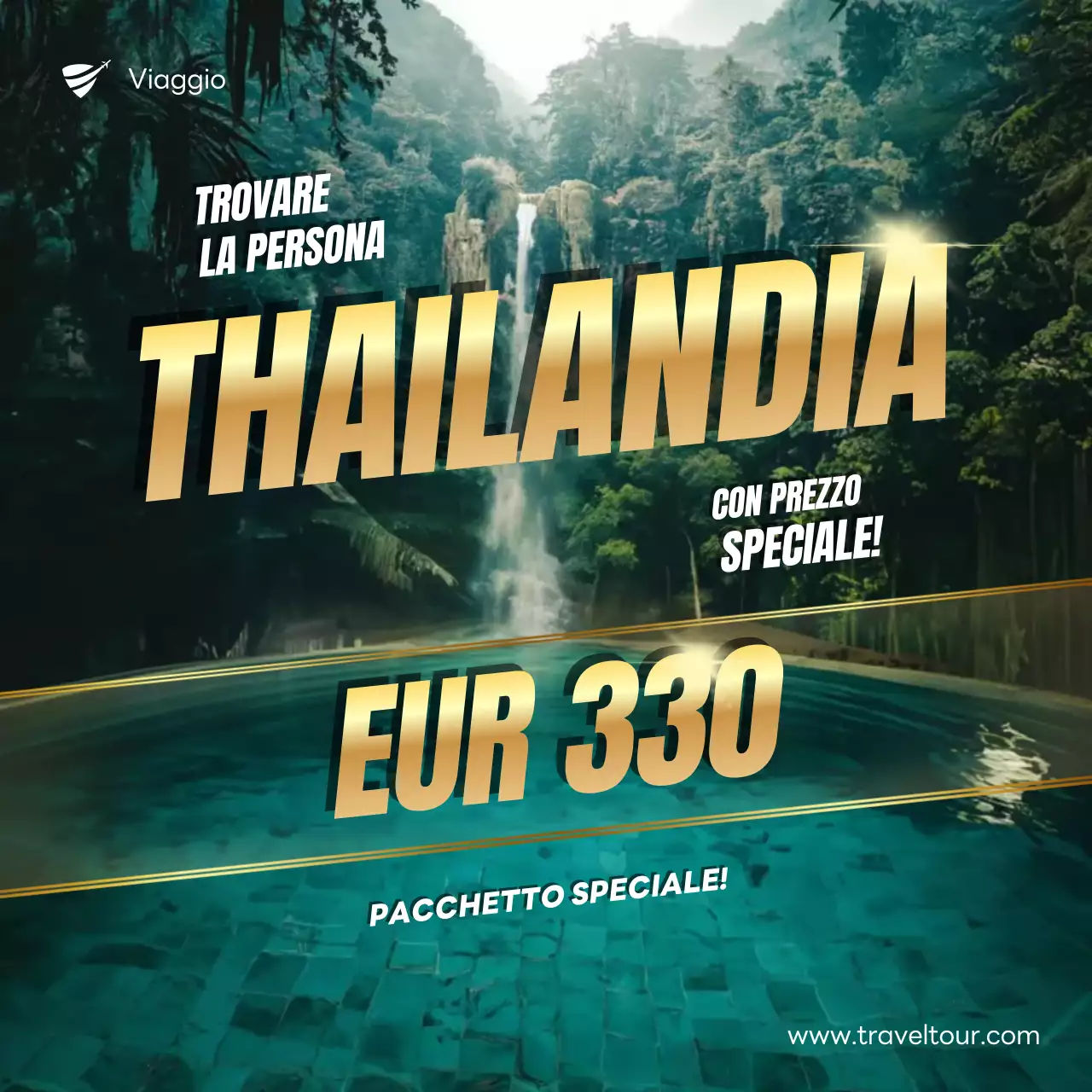 promozione viaggio verde moderno