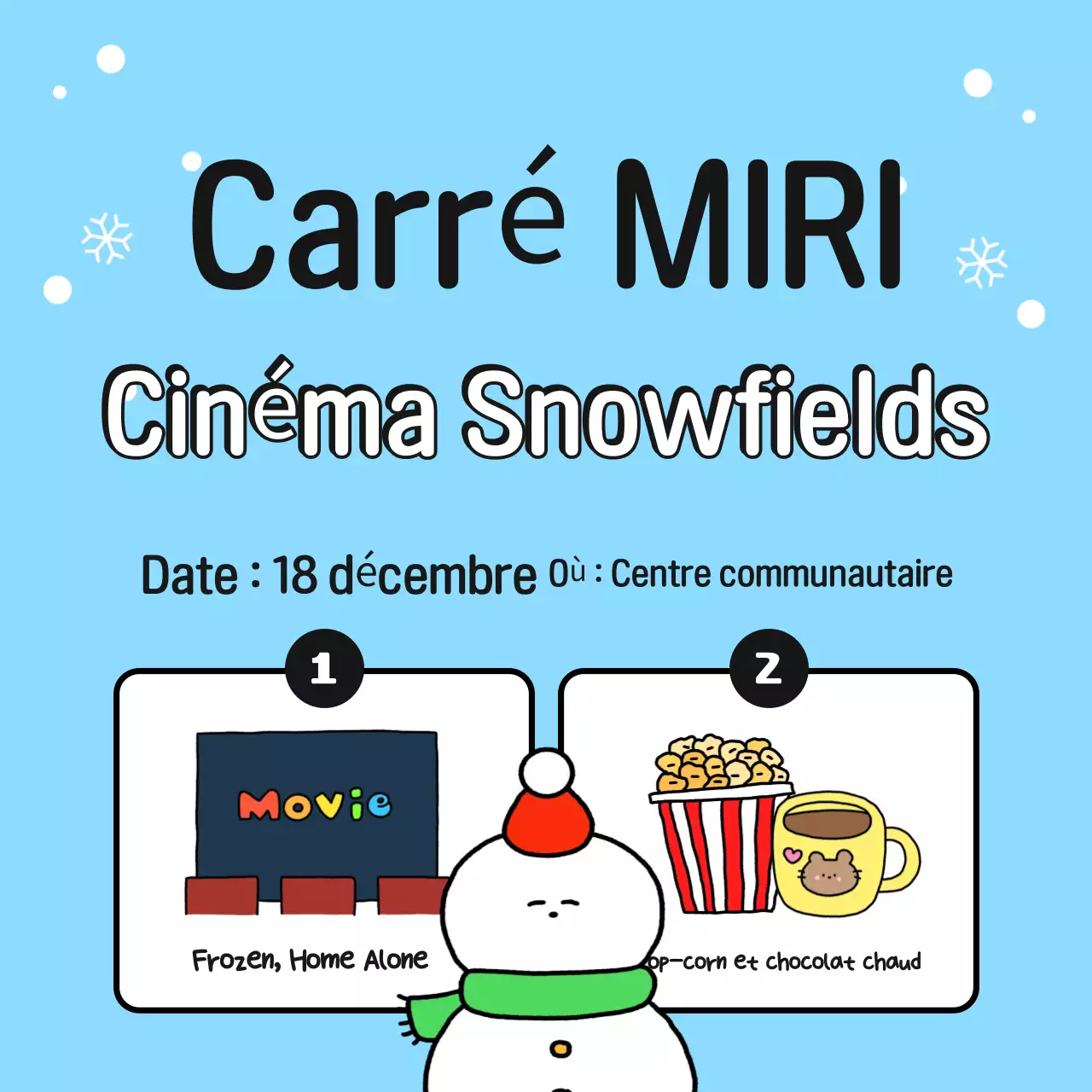 Manifestations de Noël jaunes et chaleureuses