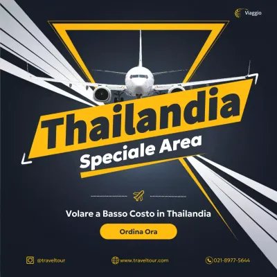 promozione viaggio giallo moderno