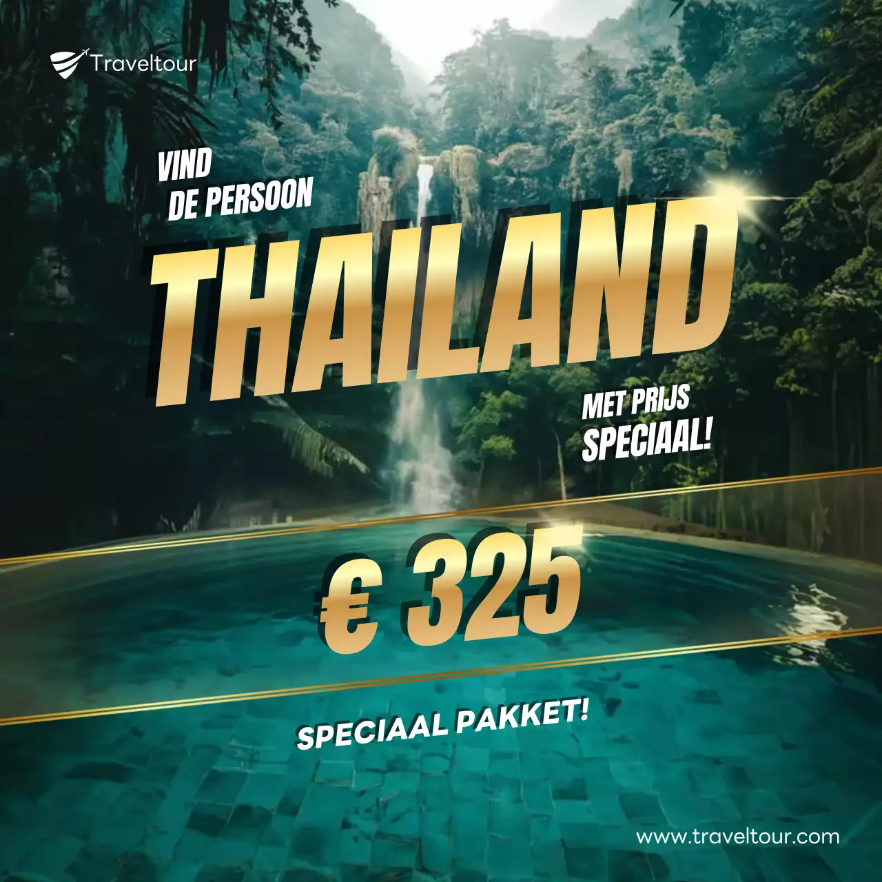 groene moderne reis promotie