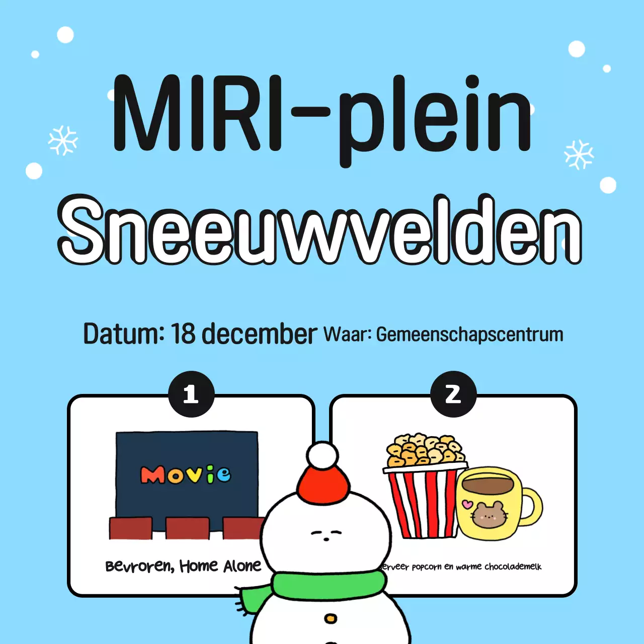 Gele gezellige kerstevenementen