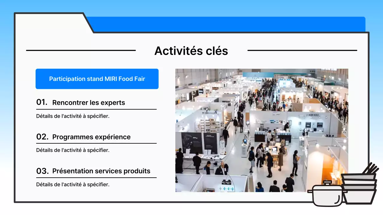 Cérémonie de clôture bleu clair et propre