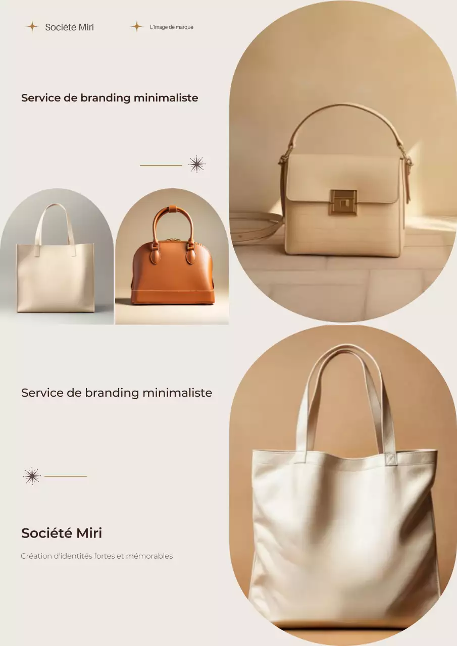 Beige Minimalist Branding Advertisement
