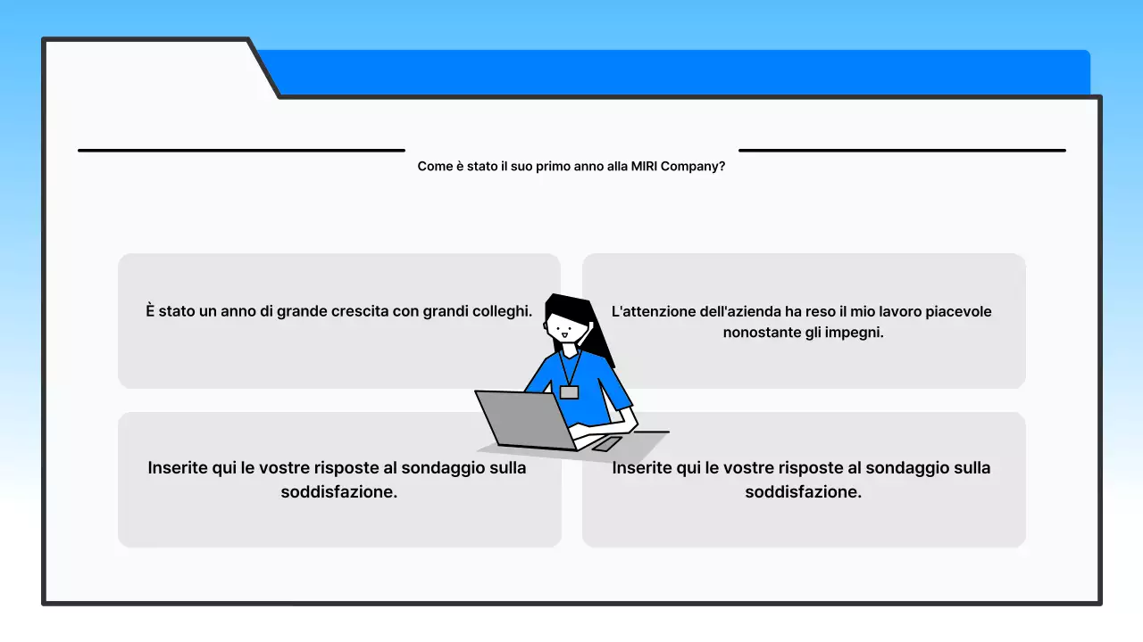 Cerimonia di chiusura in azzurro pulito