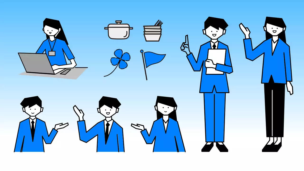 Cerimonia di chiusura in azzurro pulito