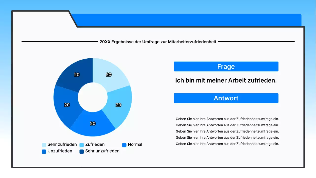 Hellblau gepflegte Abschlussfeier
