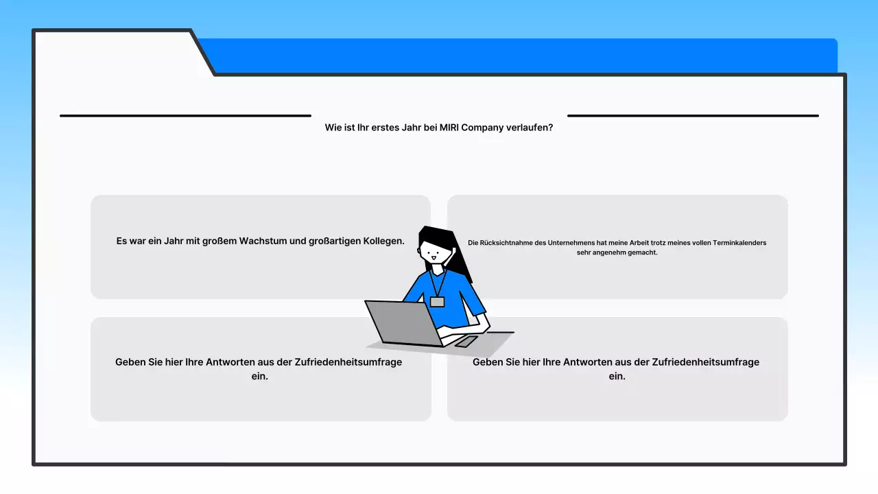 Hellblau gepflegte Abschlussfeier