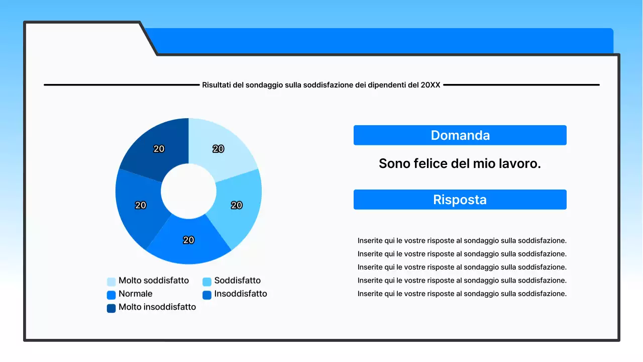 Cerimonia di chiusura in azzurro pulito