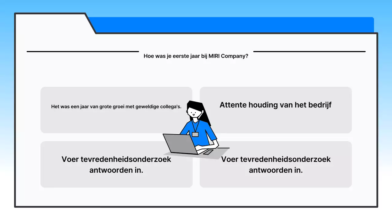 Lichtblauwe nette sluitingsceremonie