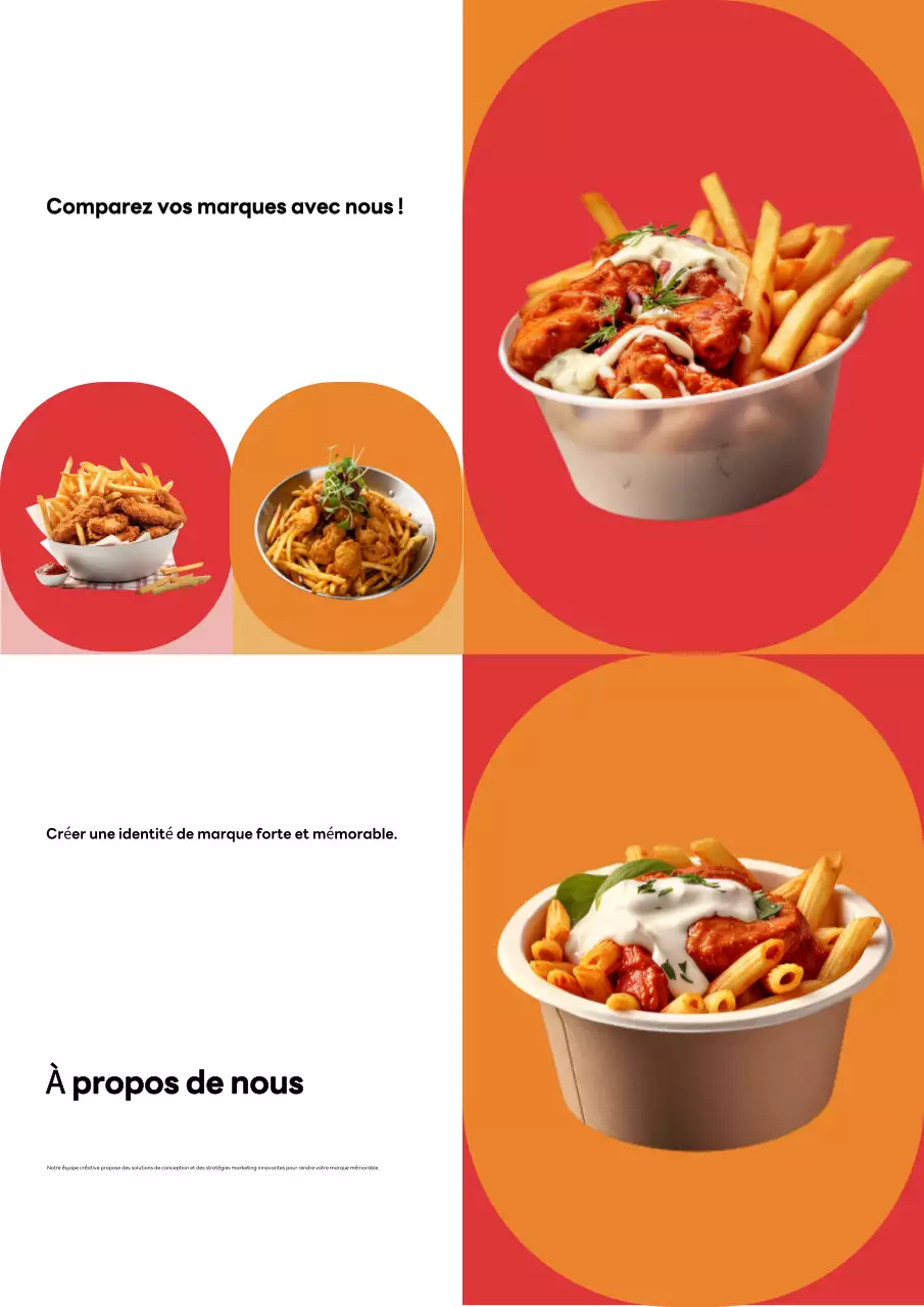 Publicité pour Orange Modern Food