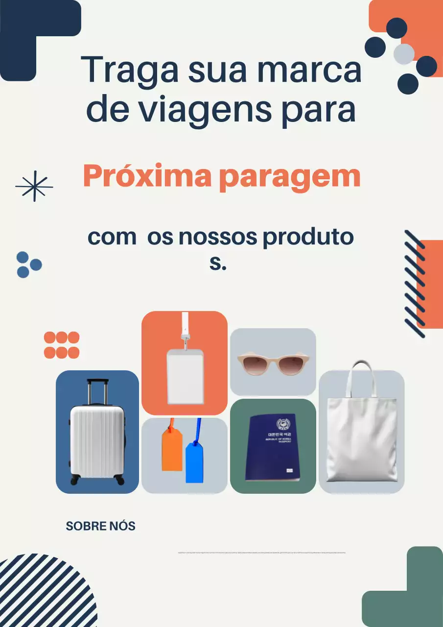 Promoção Orange Modern Travel