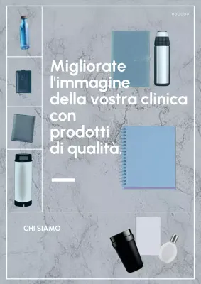 Pubblicità di Merchandising moderno grigio