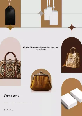 Bruine Elegante Branding Promotie