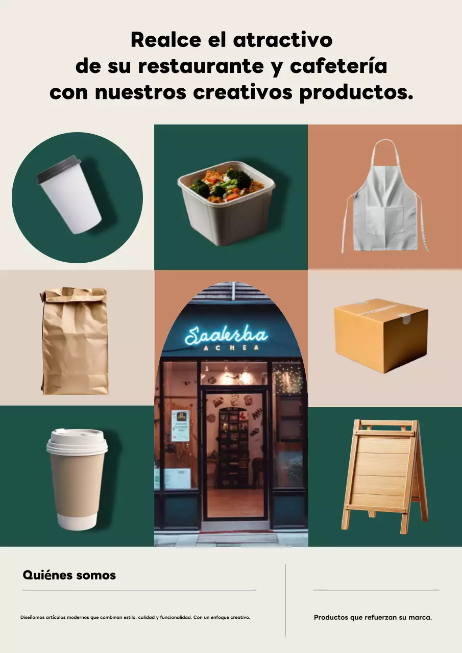 Promoción Café Moderno Beige