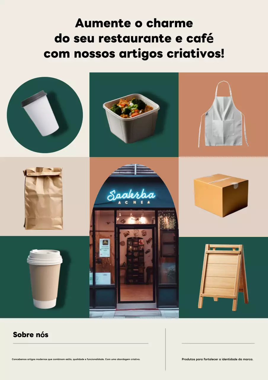 Promoção Café Moderno Bege