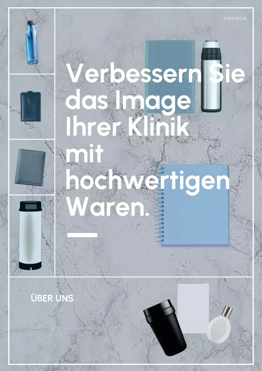 Grey Modern Merchandise Werbung