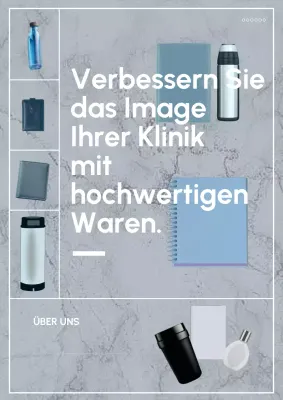 Grey Modern Merchandise Werbung