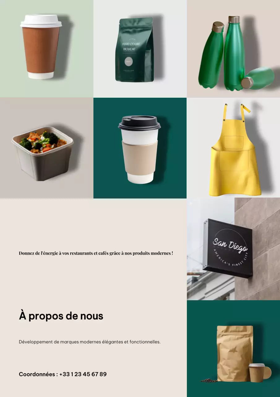 Beige Modern Cafe Promotion