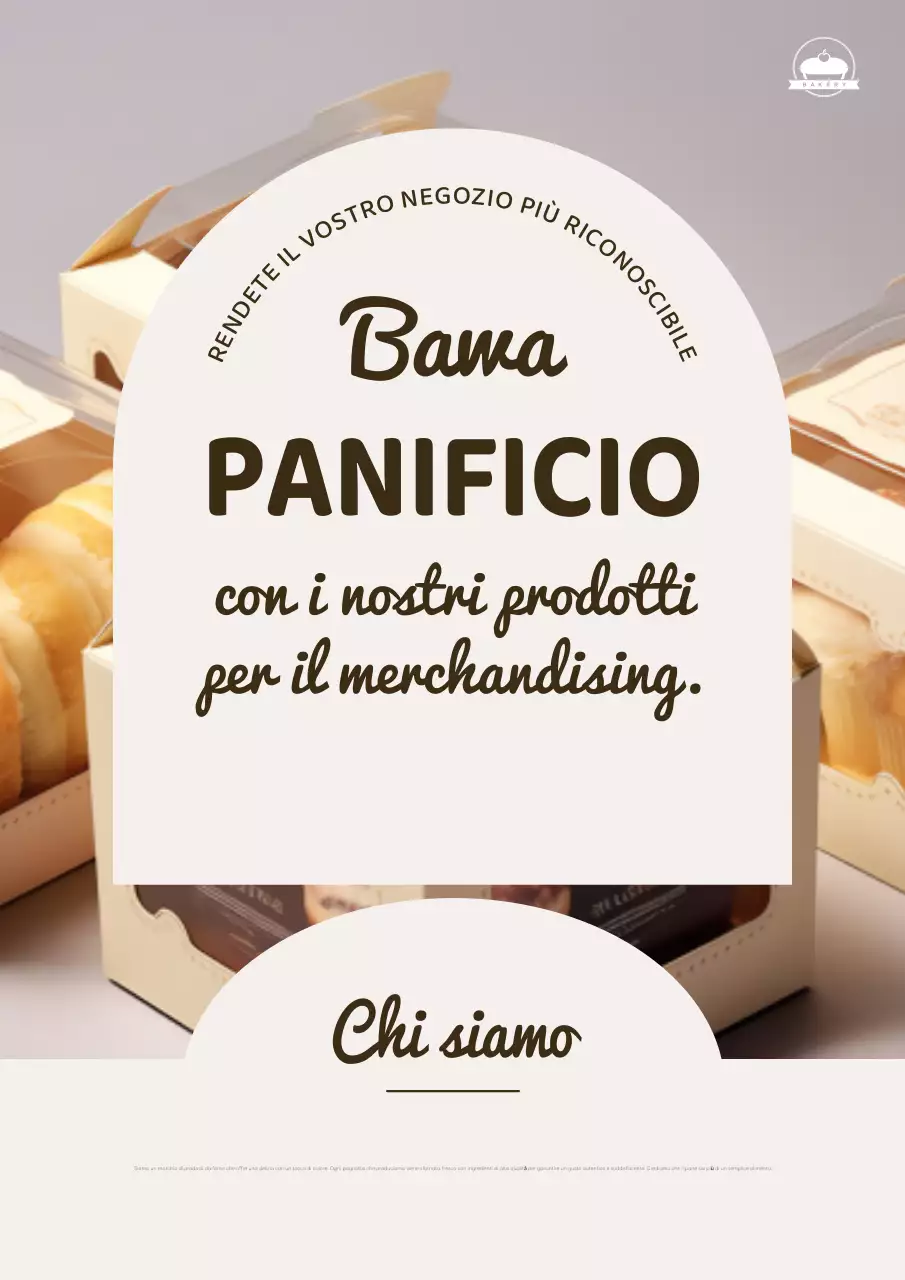 Promozione panificio moderno beige