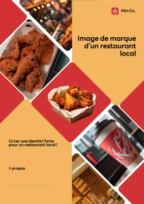 Promotion du restaurant Orange Modern