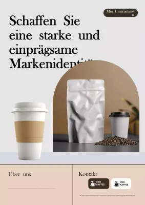 Beige Modern Coffee Promotion