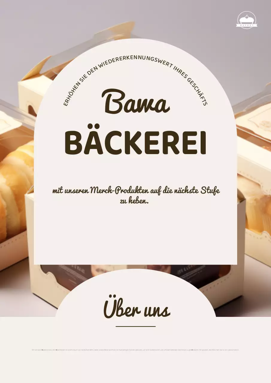 Beige Modern Bakery Promotion