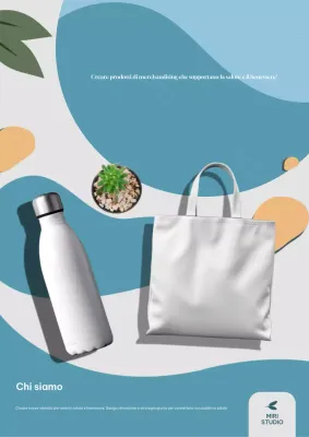 Promozione del benessere moderno bianco