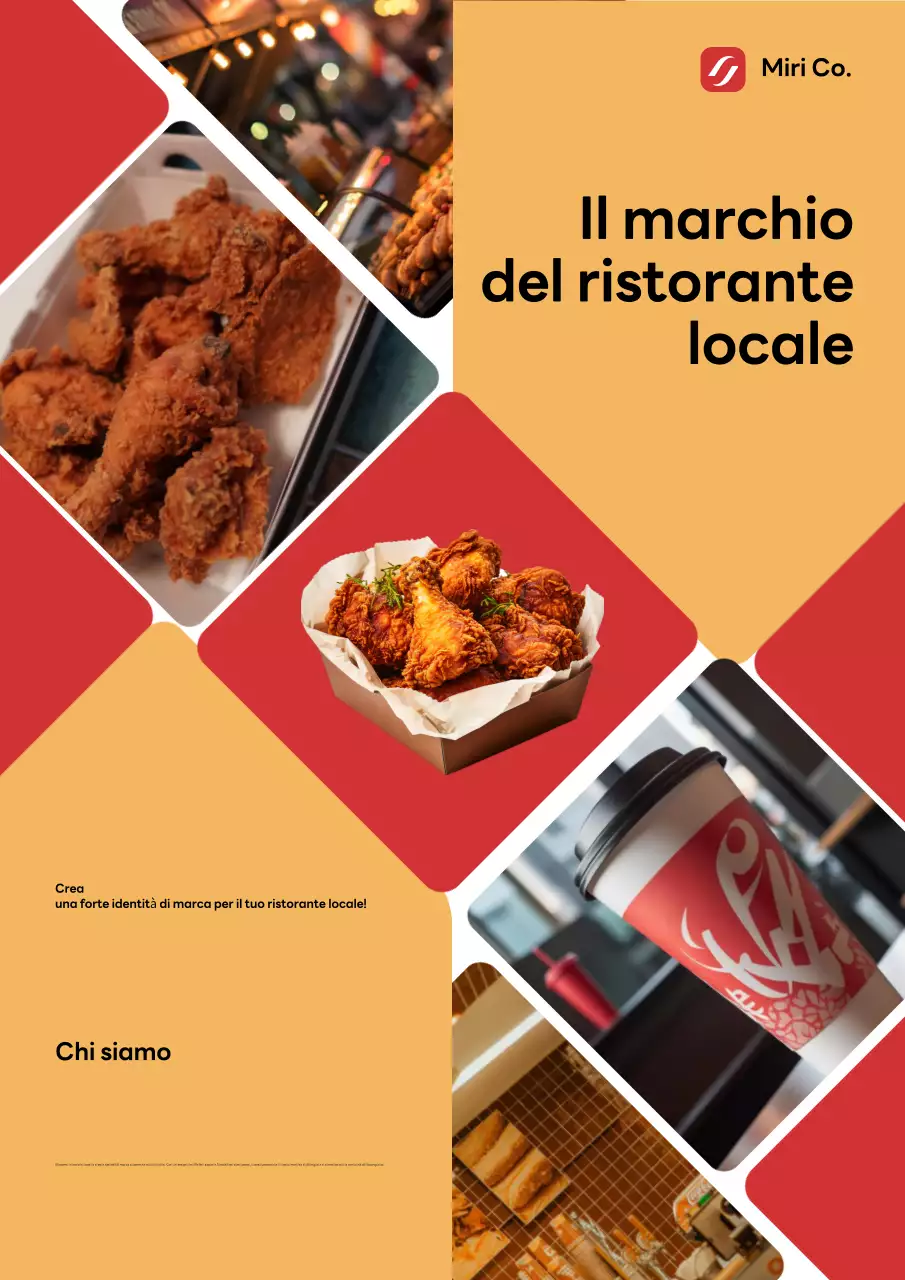 Promozione del ristorante moderno Orange