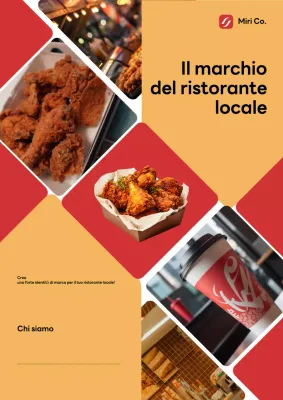Promozione del ristorante moderno Orange