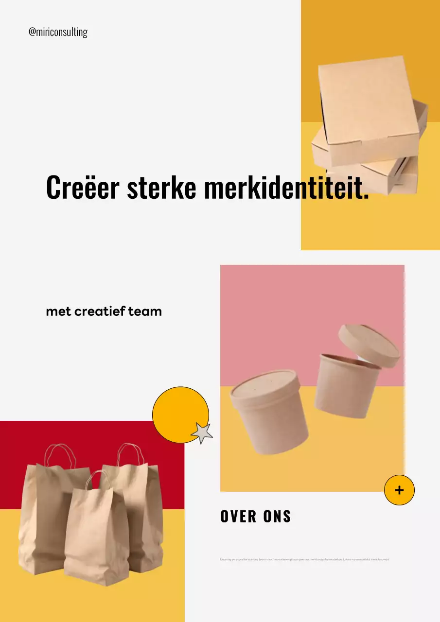 Beige Modern Branding Promotie