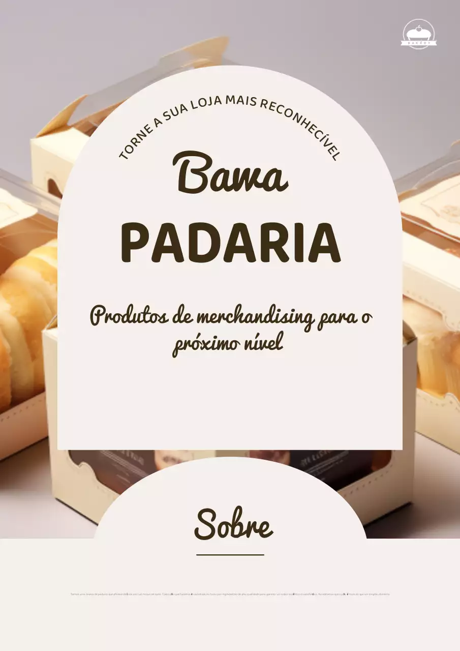 Promoção Padaria Moderna Bege