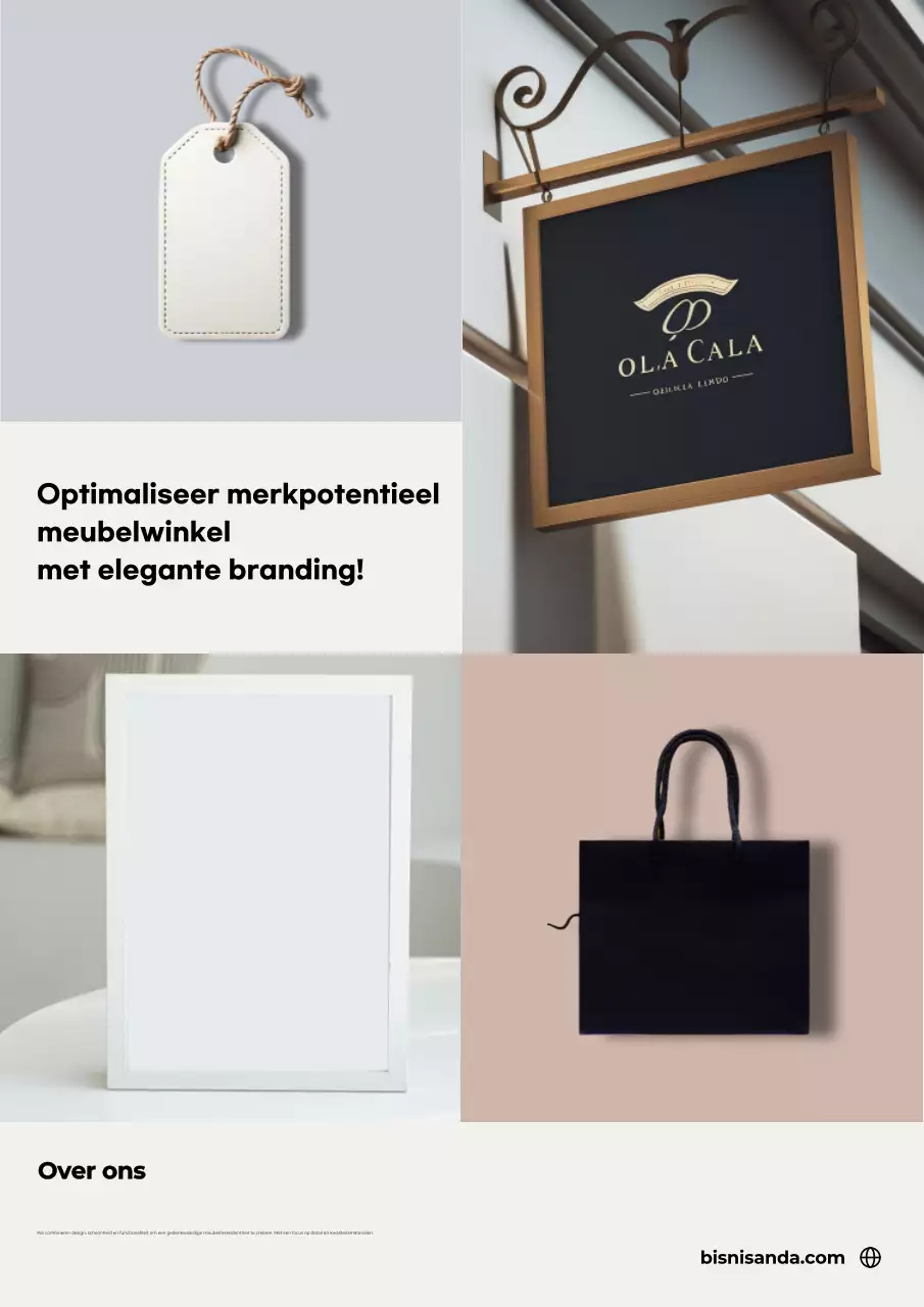 Beige Elegante Branding Advertentie