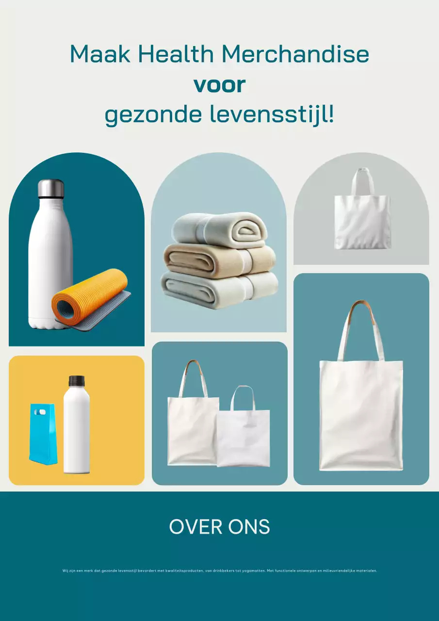 Teal Moderne Wellness Promotie