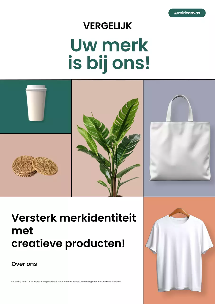 Beige Modern Branding Promotie