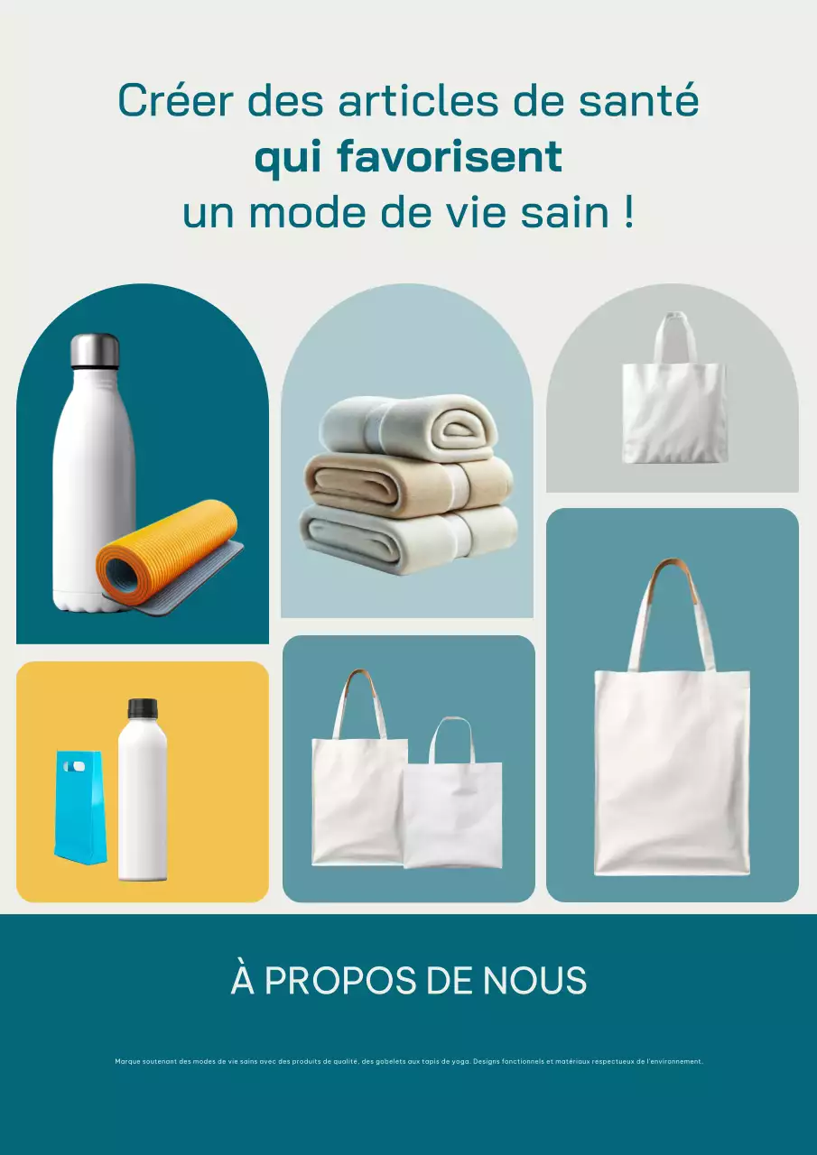 Teal Modern Wellness Promotion