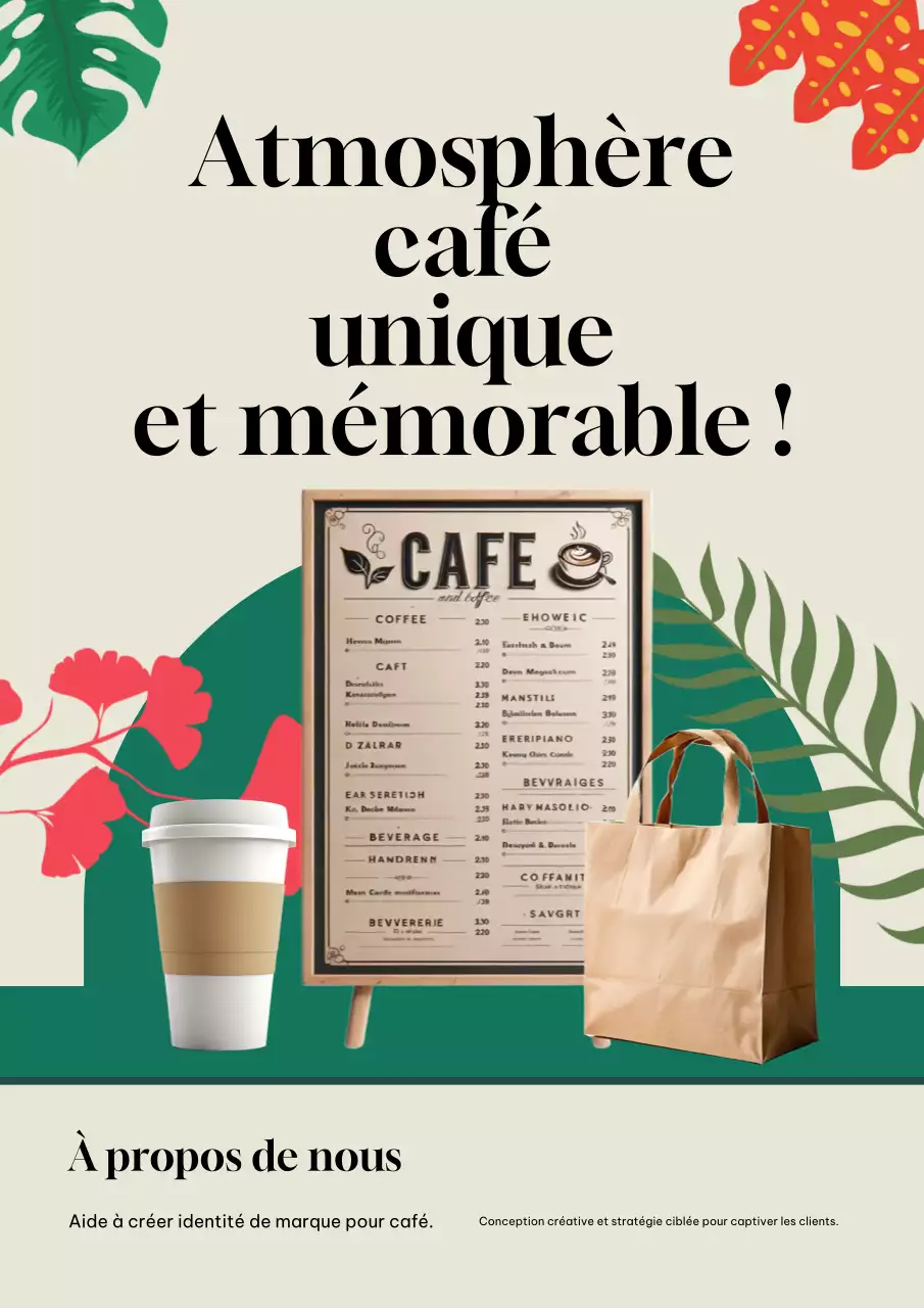 Beige Modern Cafe Promotion