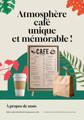 Beige Modern Cafe Promotion