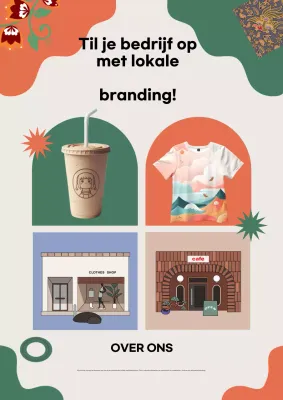 Beige moderne zakelijke promotie