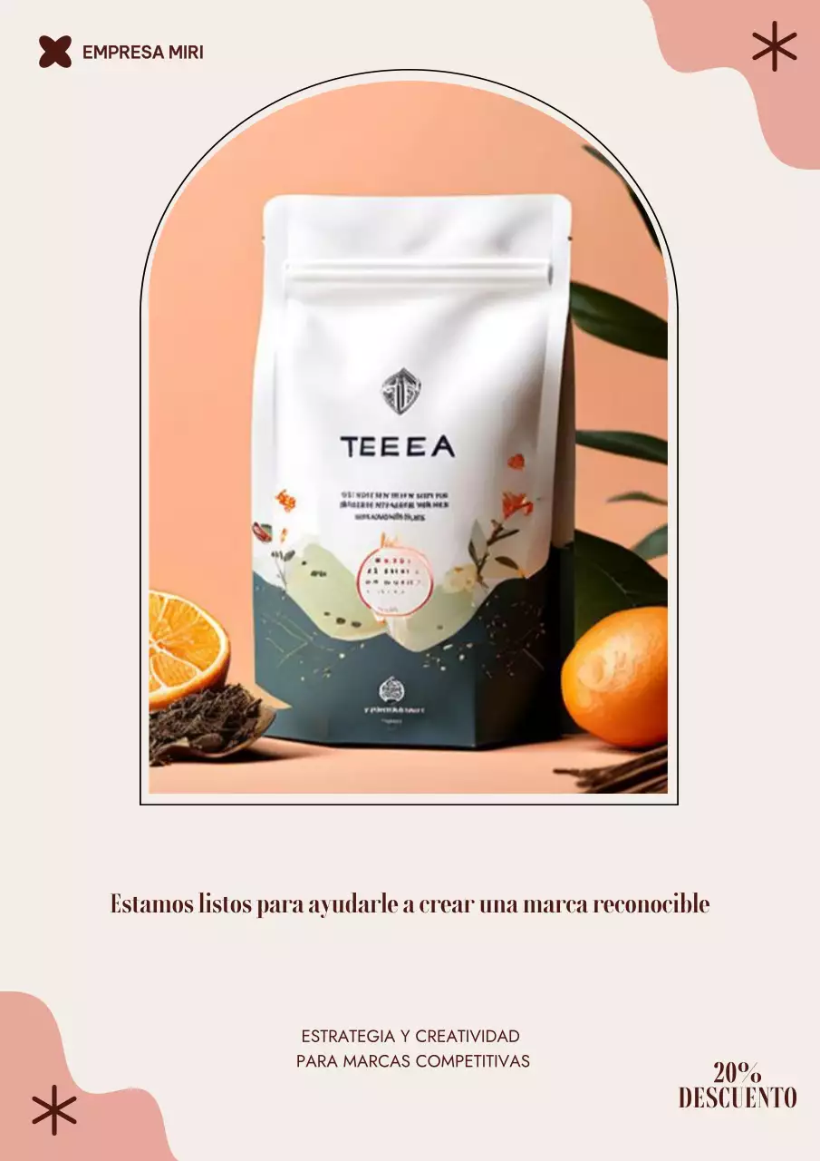 Anuncio Té Moderno Beige