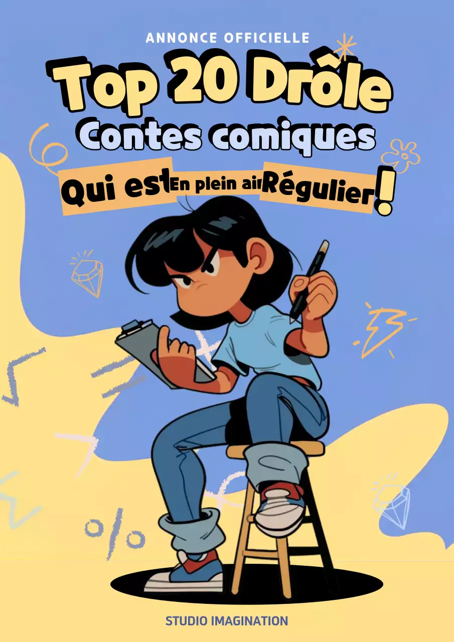Annonce de la bande dessinée bleue