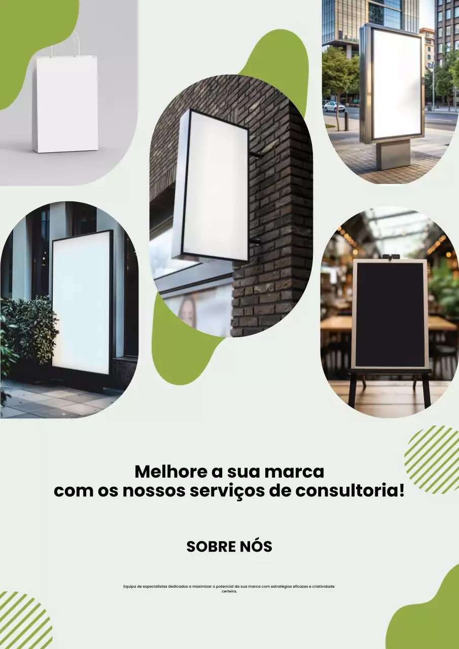 Promoção da marca verde e moderna