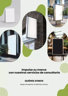 Promoción de marca moderna y ecológica